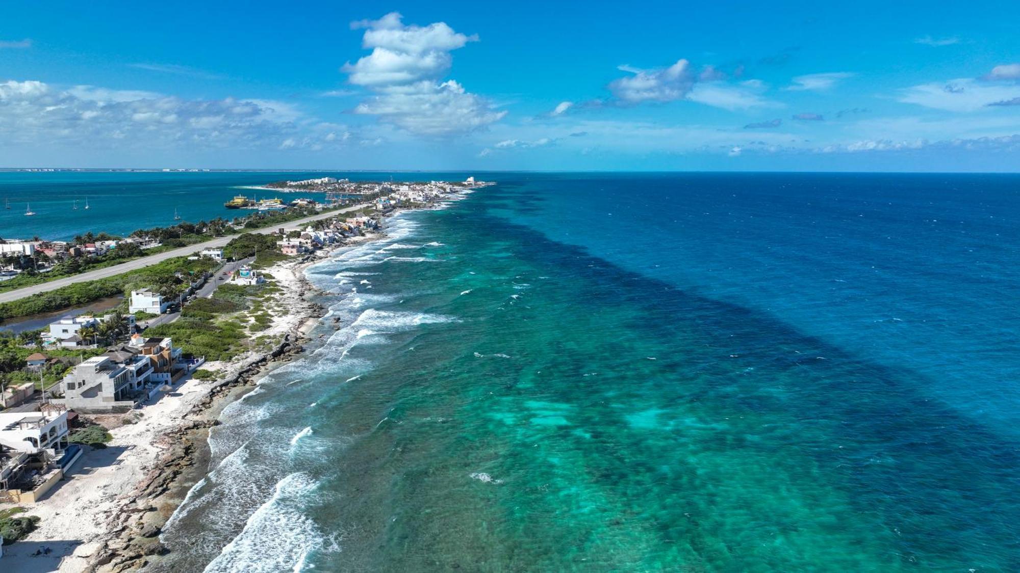 Вилла Casa Javi- Ocean Front Located Mid Исла-Мухерес Экстерьер фото