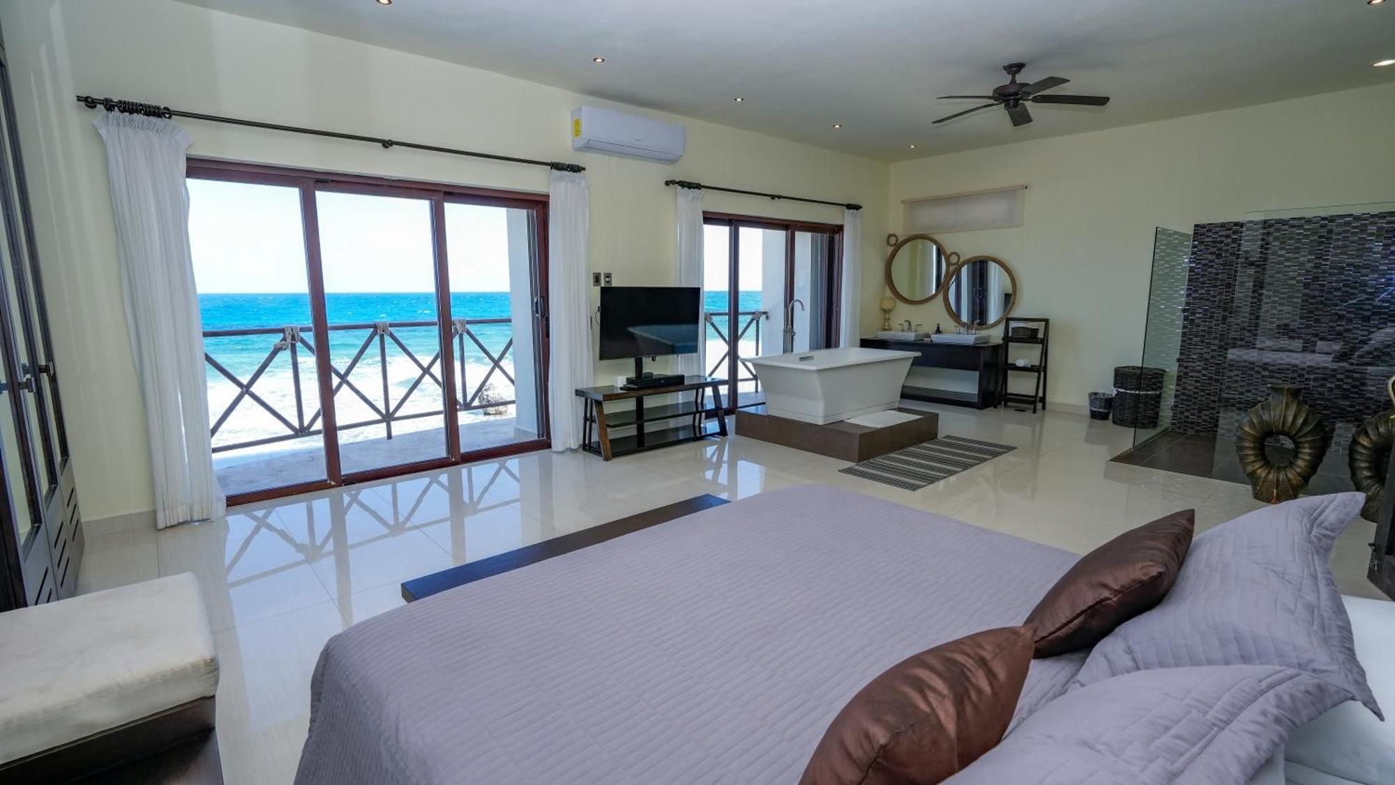 Вилла Casa Javi- Ocean Front Located Mid Исла-Мухерес Экстерьер фото