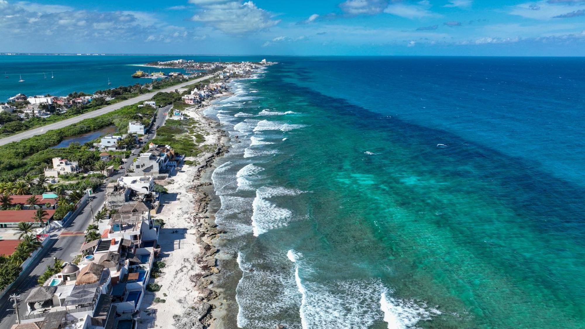 Вилла Casa Javi- Ocean Front Located Mid Исла-Мухерес Экстерьер фото