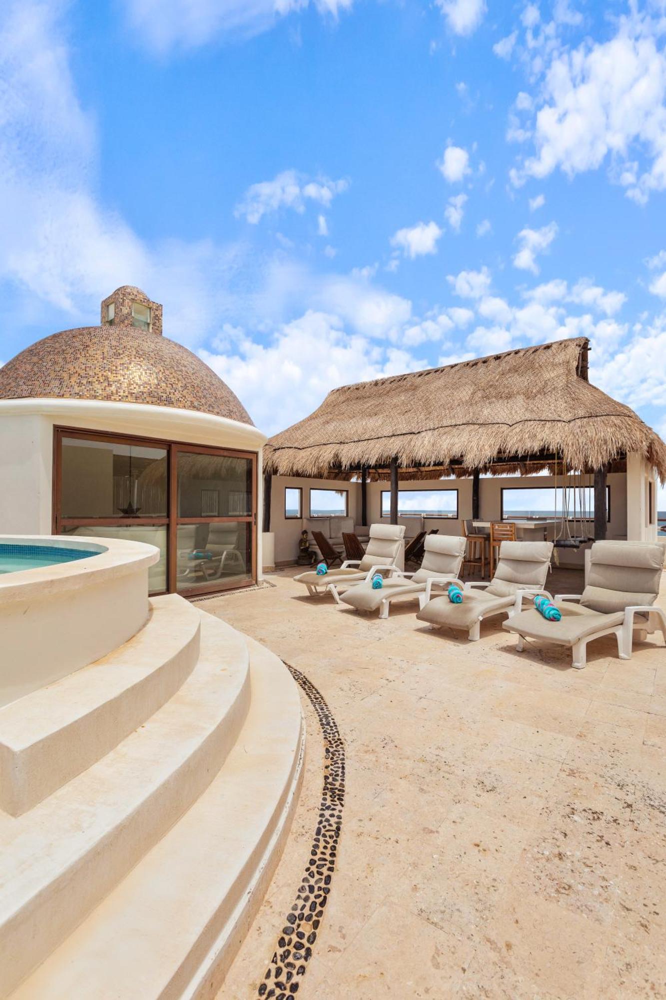 Вилла Casa Javi- Ocean Front Located Mid Исла-Мухерес Экстерьер фото