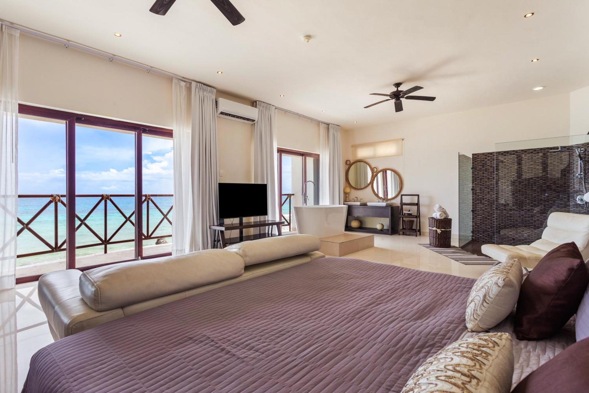 Вилла Casa Javi- Ocean Front Located Mid Исла-Мухерес Экстерьер фото