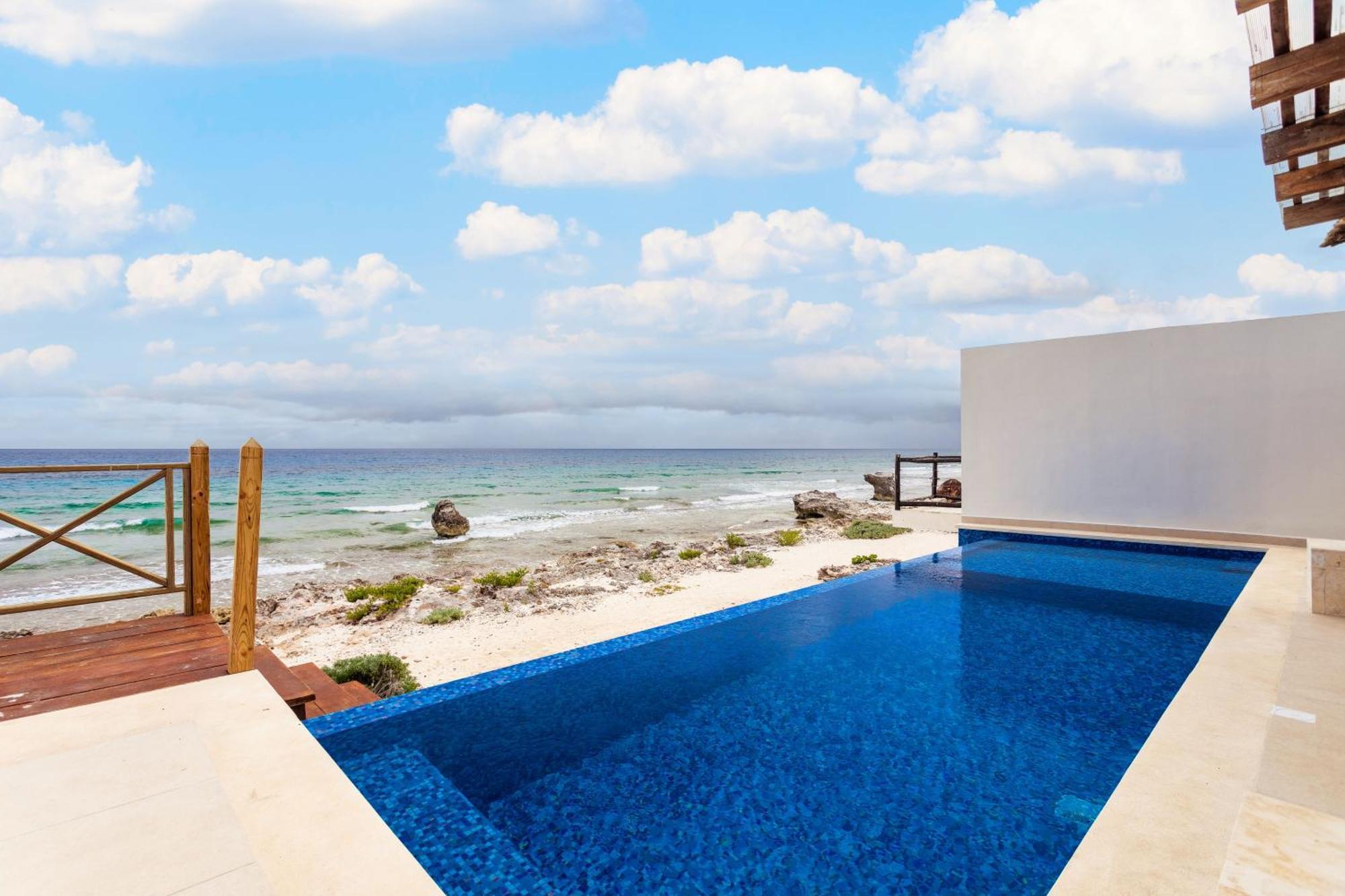 Вилла Casa Javi- Ocean Front Located Mid Исла-Мухерес Экстерьер фото